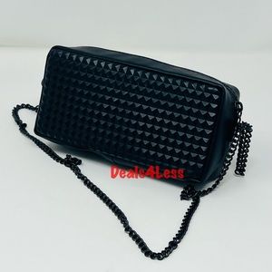 Black Quilted Chain Shoulder Bag